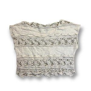 Lace crop top